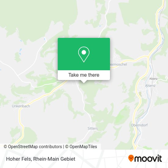 Карта Hoher Fels