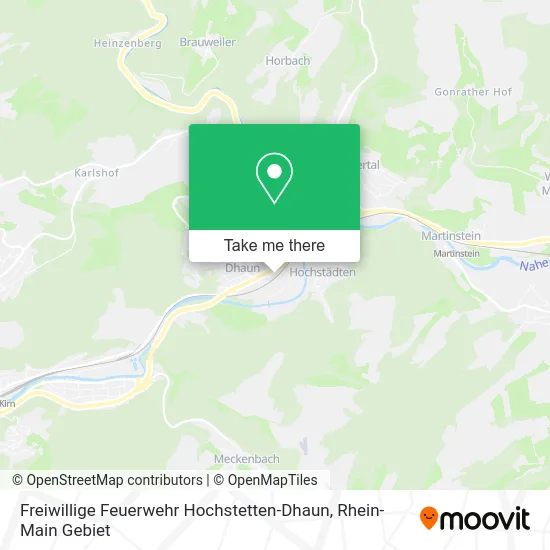 Карта Freiwillige Feuerwehr Hochstetten-Dhaun