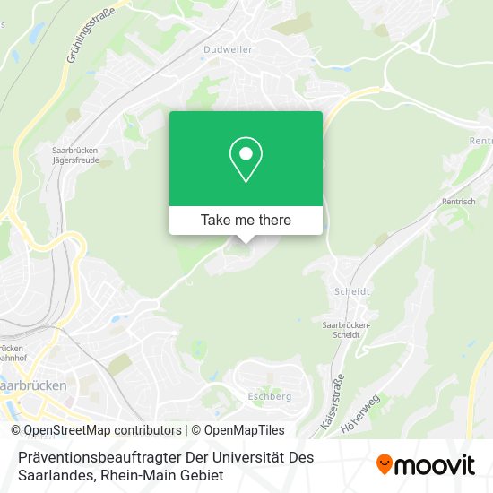 Карта Präventionsbeauftragter Der Universität Des Saarlandes