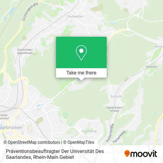 Карта Präventionsbeauftragter Der Universität Des Saarlandes