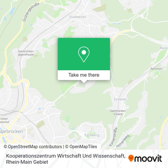 Карта Kooperationszentrum Wirtschaft Und Wissenschaft