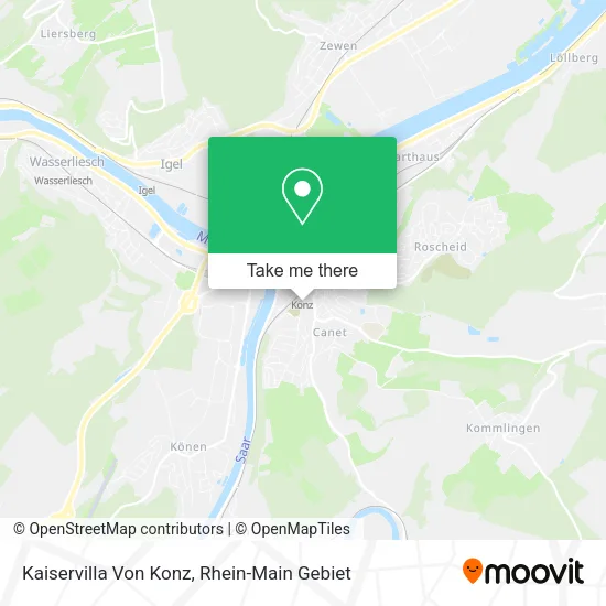 Карта Kaiservilla Von Konz