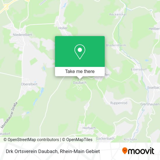 Карта Drk Ortsverein Daubach