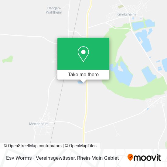 Карта Esv Worms - Vereinsgewässer