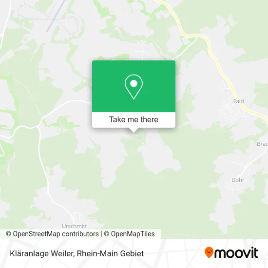 Карта Kläranlage Weiler