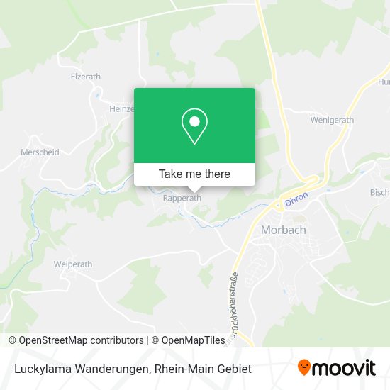 Карта Luckylama Wanderungen