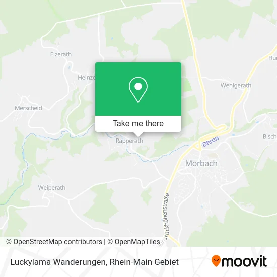 Карта Luckylama Wanderungen
