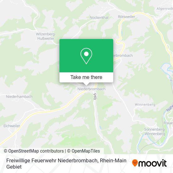 Карта Freiwillige Feuerwehr Niederbrombach