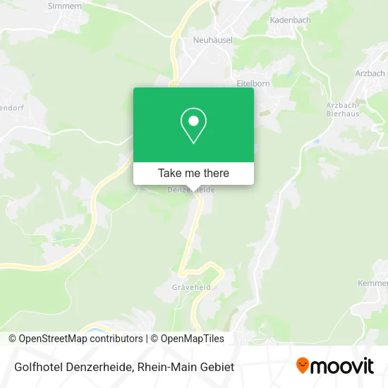 Карта Golfhotel Denzerheide