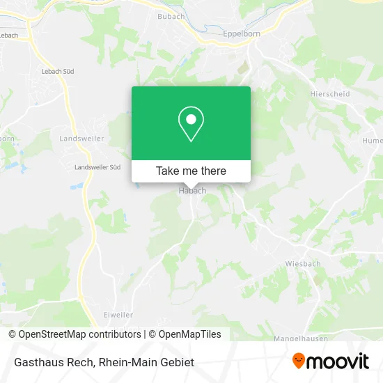 Карта Gasthaus Rech