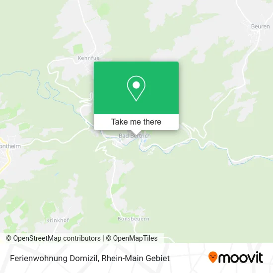 Карта Ferienwohnung Domizil