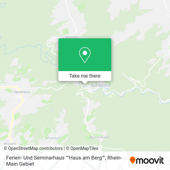 Карта Ferien- Und Seminarhaus ""Haus am Berg""