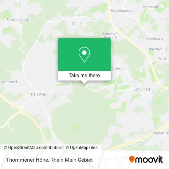 Карта Thommener Höhe