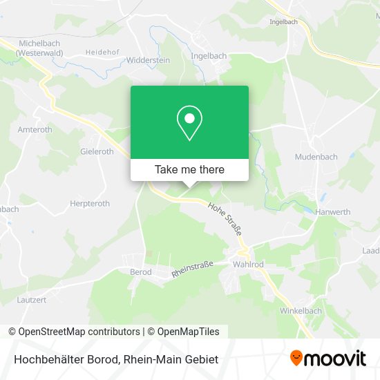Карта Hochbehälter Borod