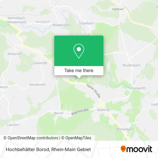 Карта Hochbehälter Borod