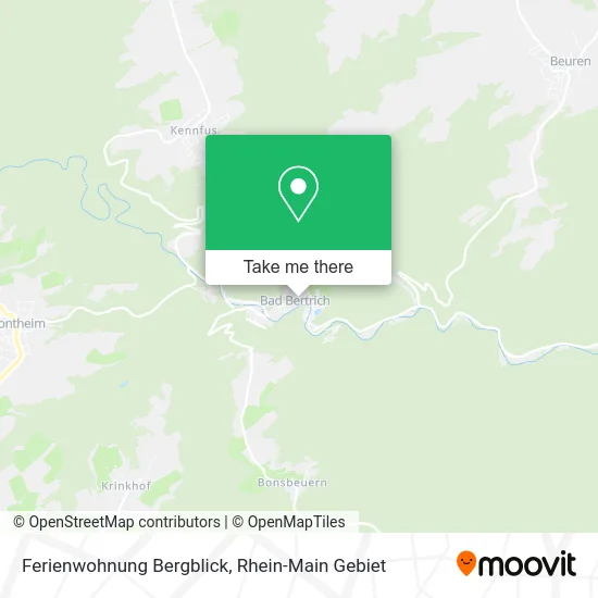 Карта Ferienwohnung Bergblick