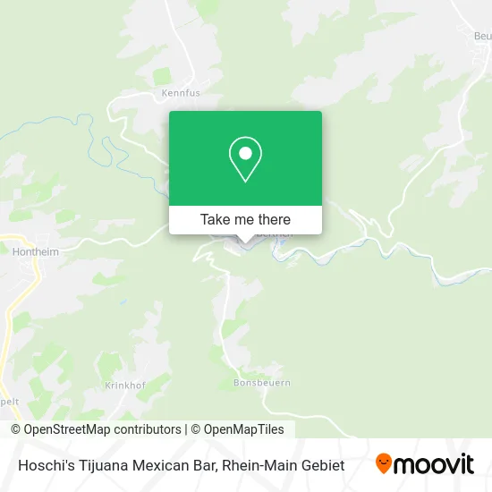 Карта Hoschi's Tijuana Mexican Bar