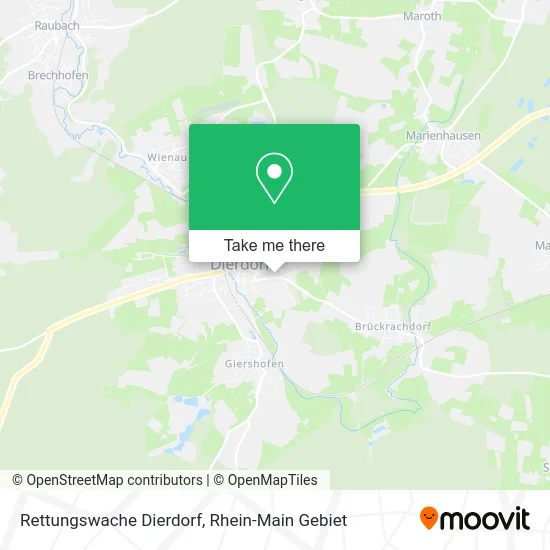 Карта Rettungswache Dierdorf