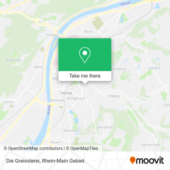Карта Die Greisslerei