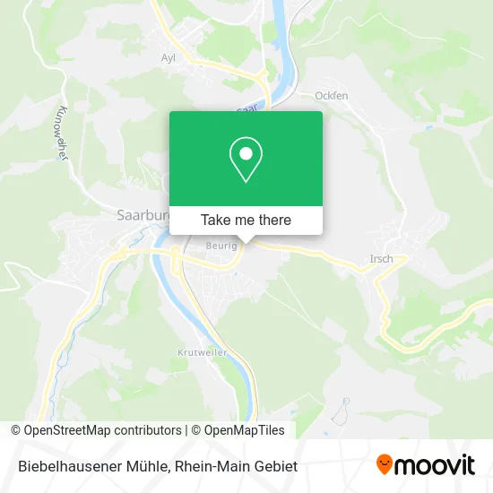 Карта Biebelhausener Mühle