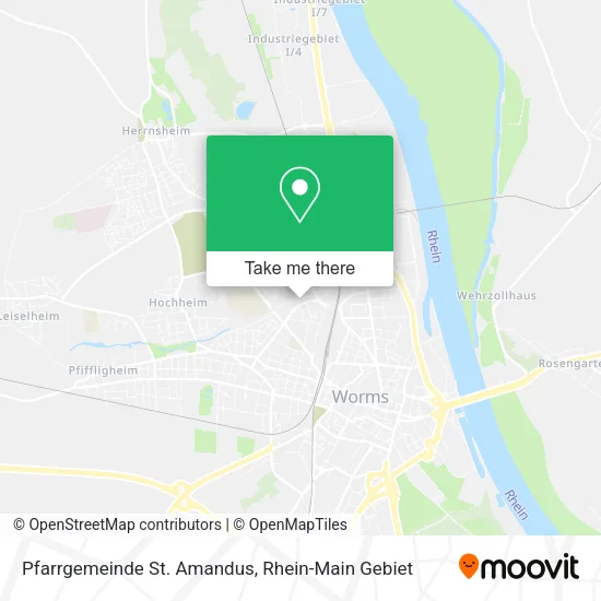 Pfarrgemeinde St. Amandus map