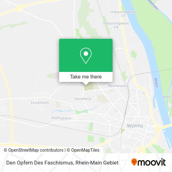 Карта Den Opfern Des Faschismus
