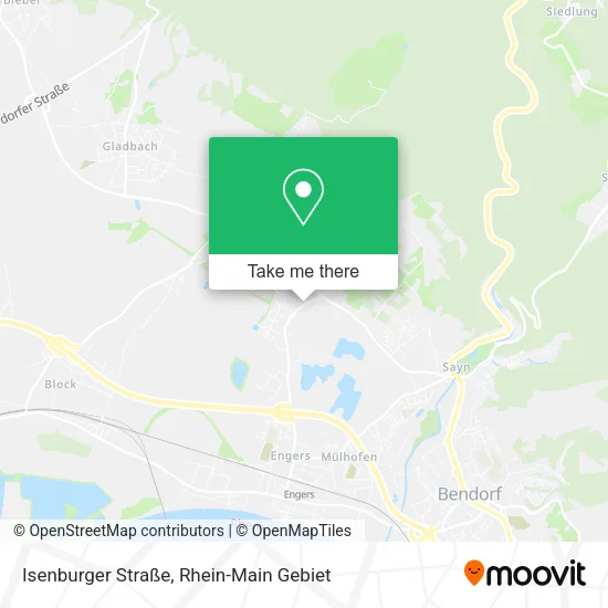 Isenburger Straße map
