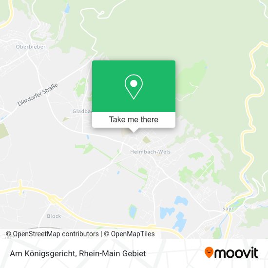 Карта Am Königsgericht