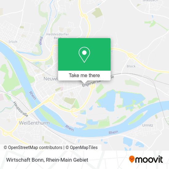 Карта Wirtschaft Bonn