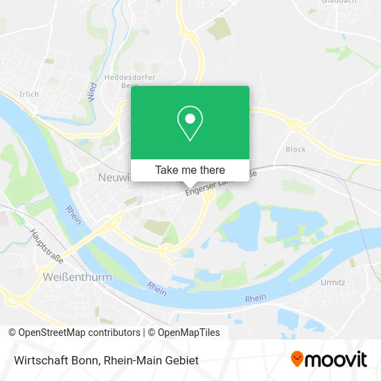 Карта Wirtschaft Bonn