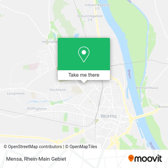 Карта Mensa