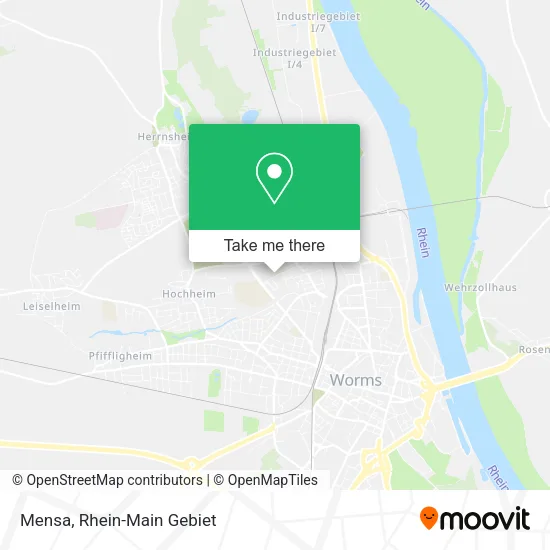 Карта Mensa