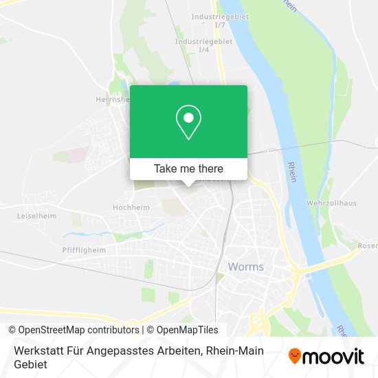 Карта Werkstatt Für Angepasstes Arbeiten