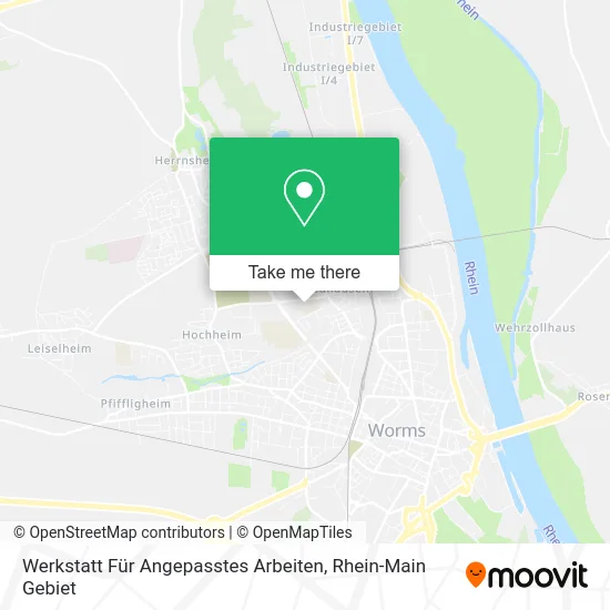Карта Werkstatt Für Angepasstes Arbeiten
