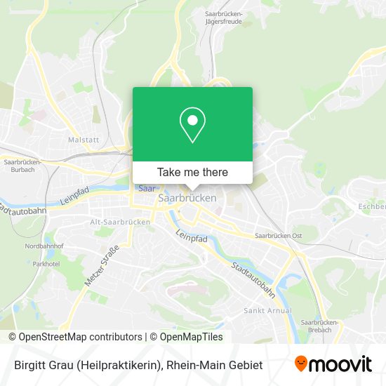 Карта Birgitt Grau (Heilpraktikerin)