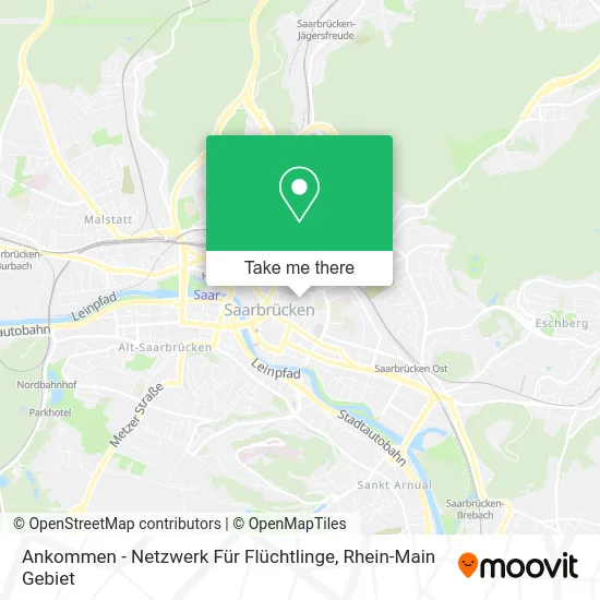Карта Ankommen - Netzwerk Für Flüchtlinge