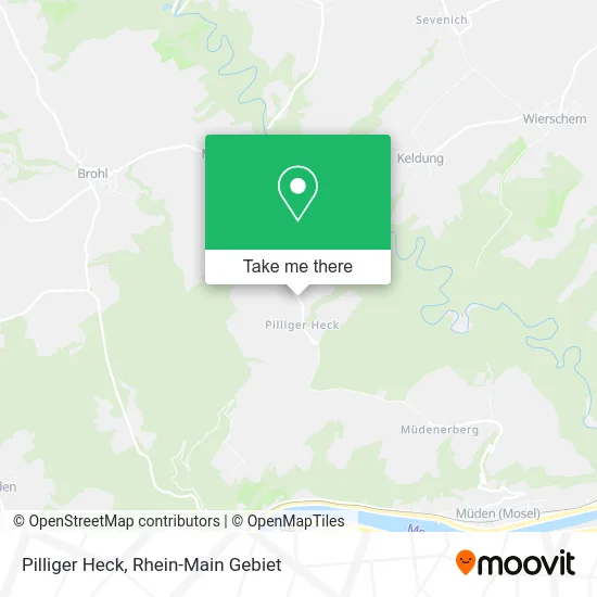 Карта Pilliger Heck