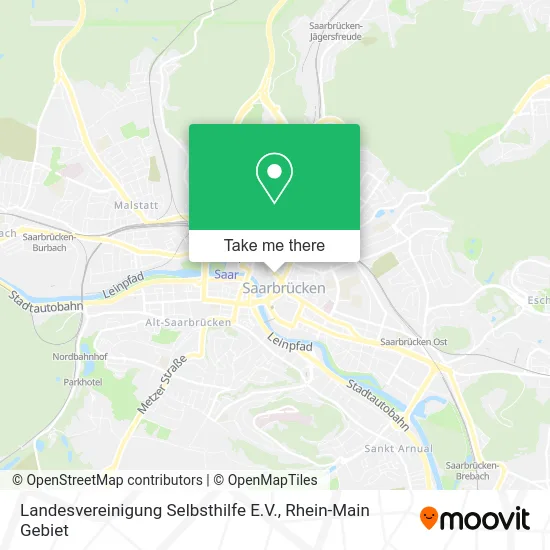 Карта Landesvereinigung Selbsthilfe E.V.