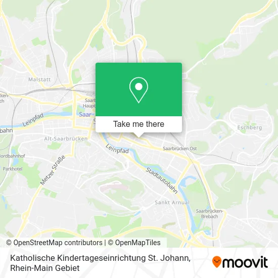 Карта Katholische Kindertageseinrichtung St. Johann