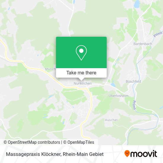 Карта Massagepraxis Klöckner