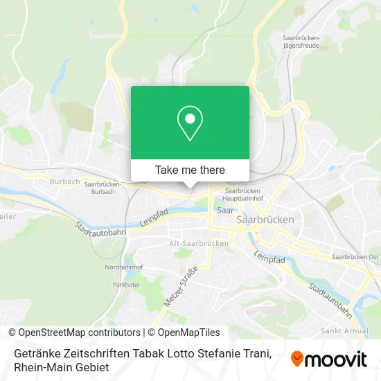 Карта Getränke Zeitschriften Tabak Lotto Stefanie Trani