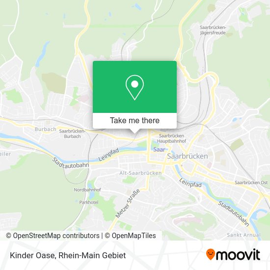 Карта Kinder Oase