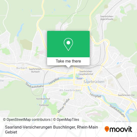 Карта Saarland-Versicherungen Buschlinger