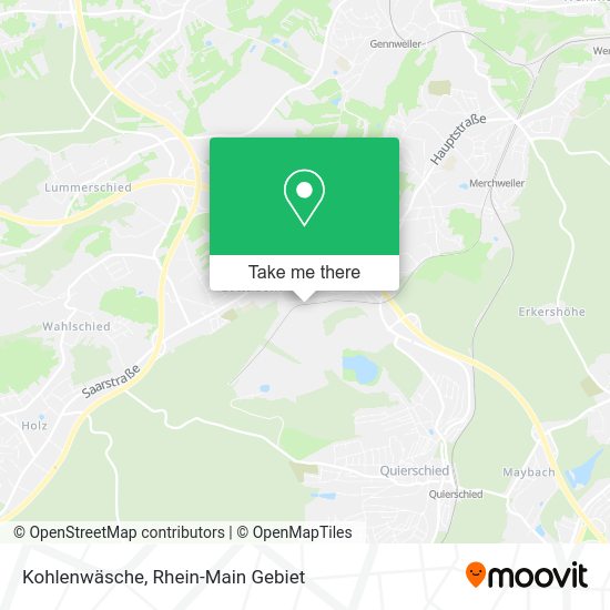 Карта Kohlenwäsche