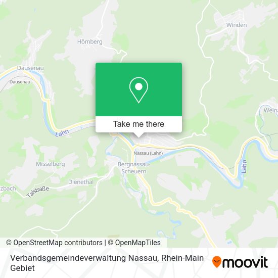 Карта Verbandsgemeindeverwaltung Nassau