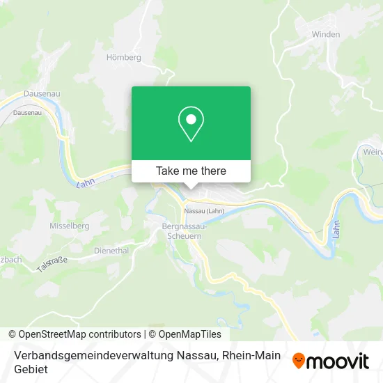 Карта Verbandsgemeindeverwaltung Nassau