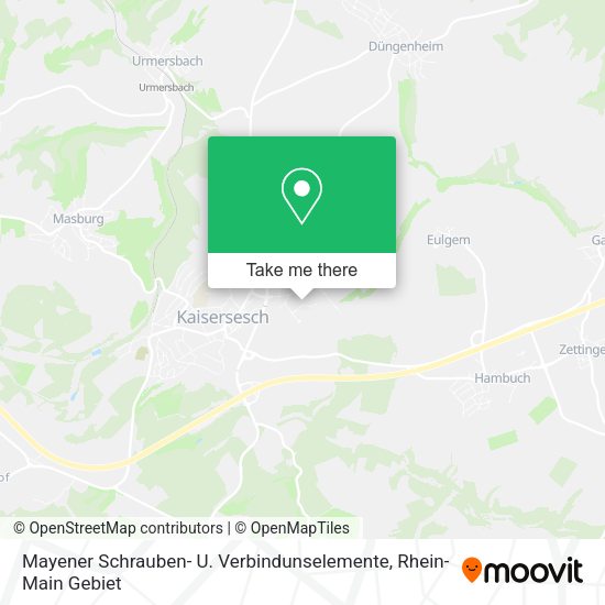 Карта Mayener Schrauben- U. Verbindunselemente