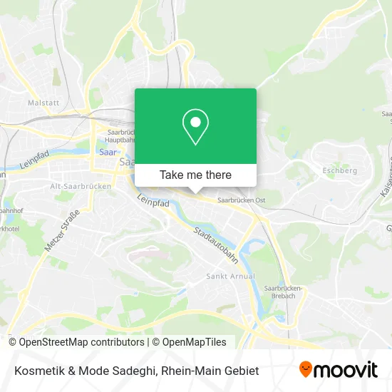 Карта Kosmetik & Mode Sadeghi