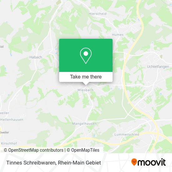 Карта Tinnes Schreibwaren