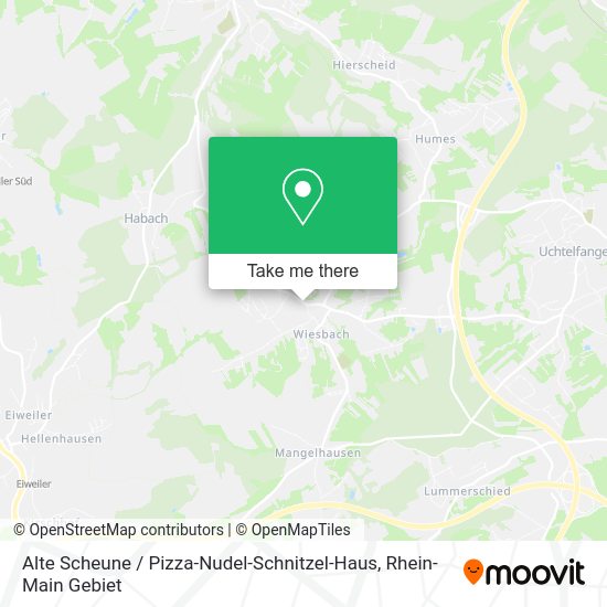 Карта Alte Scheune / Pizza-Nudel-Schnitzel-Haus
